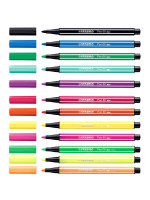 Набор фломастеров Stabilo Pen 68 Mini 12 цветов в пластиковой лампочке